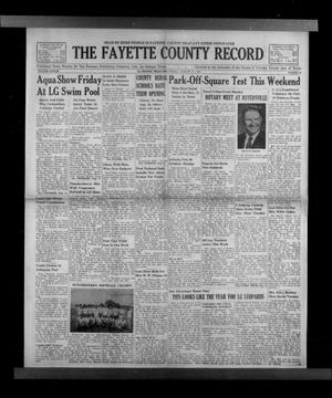 The Fayette County Record (La Grange, Tex.), Vol. 43, No. 86, Ed. 1 Friday, August 27, 1965