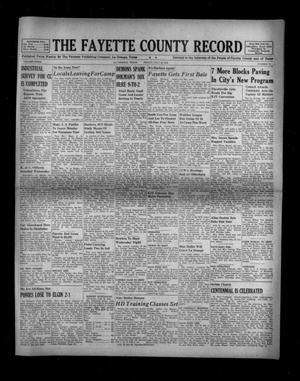 The Fayette County Record (La Grange, Tex.), Vol. 32, No. 74, Ed. 1 Friday, July 16, 1954