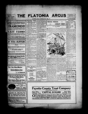 The Flatonia Argus (Flatonia, Tex.), Vol. 37, No. 8, Ed. 1 Thursday, November 30, 1911