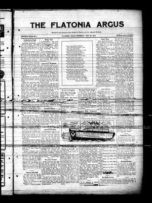 The Flatonia Argus (Flatonia, Tex.), Vol. 40, No. 1, Ed. 1 Thursday, October 29, 1914