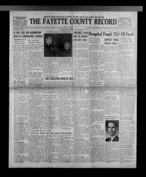 The Fayette County Record (La Grange, Tex.), Vol. 43, No. 38, Ed. 1 Friday, March 12, 1965