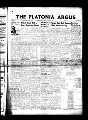 The Flatonia Argus (Flatonia, Tex.), Vol. 83, No. 21, Ed. 1 Thursday, May 29, 1958