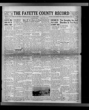 The Fayette County Record (La Grange, Tex.), Vol. 31, No. 94, Ed. 1 Friday, September 25, 1953