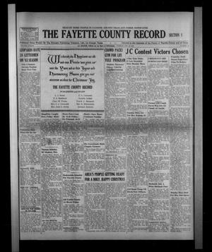 The Fayette County Record (La Grange, Tex.), Vol. 42, No. 16, Ed. 1 Tuesday, December 24, 1963