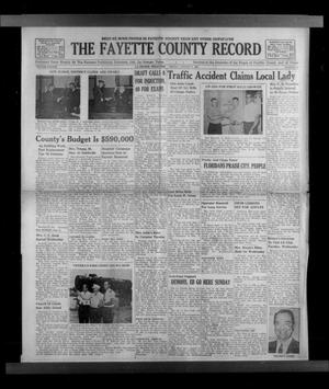 The Fayette County Record (La Grange, Tex.), Vol. 43, No. 80, Ed. 1 Friday, August 6, 1965