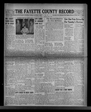 The Fayette County Record (La Grange, Tex.), Vol. 33, No. 1, Ed. 1 Tuesday, November 2, 1954