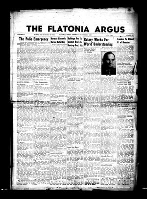 Primary view of object titled 'The Flatonia Argus (Flatonia, Tex.), Vol. 84, No. 36, Ed. 1 Thursday, September 3, 1959'.