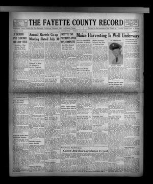 The Fayette County Record (La Grange, Tex.), Vol. 36, No. 76, Ed. 1 Tuesday, July 22, 1958
