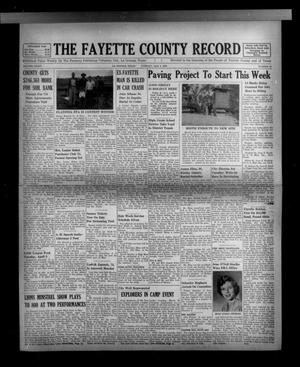 The Fayette County Record (La Grange, Tex.), Vol. 36, No. 44, Ed. 1 Tuesday, April 1, 1958