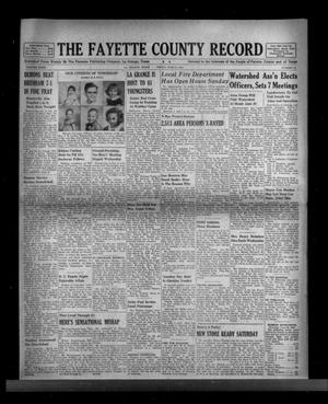 The Fayette County Record (La Grange, Tex.), Vol. 32, No. 68, Ed. 1 Friday, June 25, 1954
