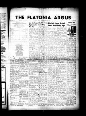 The Flatonia Argus. (Flatonia, Tex.), Vol. 82, No. 21, Ed. 1 Thursday, May 23, 1957
