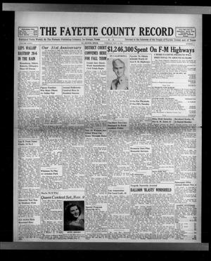The Fayette County Record (La Grange, Tex.), Vol. 32, No. 1, Ed. 1 Tuesday, November 3, 1953