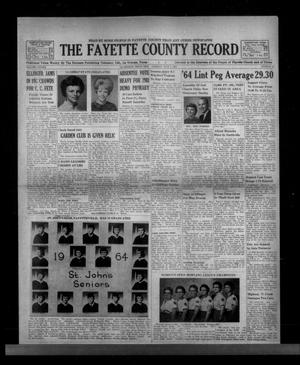 The Fayette County Record (La Grange, Tex.), Vol. 42, No. 62, Ed. 1 Tuesday, June 2, 1964