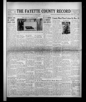 The Fayette County Record (La Grange, Tex.), Vol. 31, No. 54, Ed. 1 Friday, May 8, 1953
