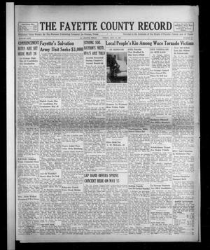 Primary view of object titled 'The Fayette County Record (La Grange, Tex.), Vol. 31, No. 56, Ed. 1 Friday, May 15, 1953'.