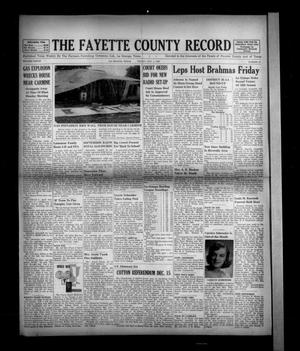 The Fayette County Record (La Grange, Tex.), Vol. 36, No. 97, Ed. 1 Friday, October 3, 1958