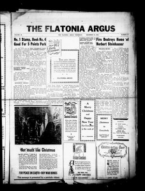 The Flatonia Argus (Flatonia, Tex.), Vol. 68, No. 51, Ed. 1 Thursday, December 23, 1943