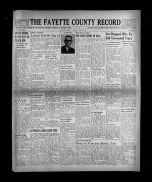 The Fayette County Record (La Grange, Tex.), Vol. 32, No. 52, Ed. 1 Friday, April 30, 1954