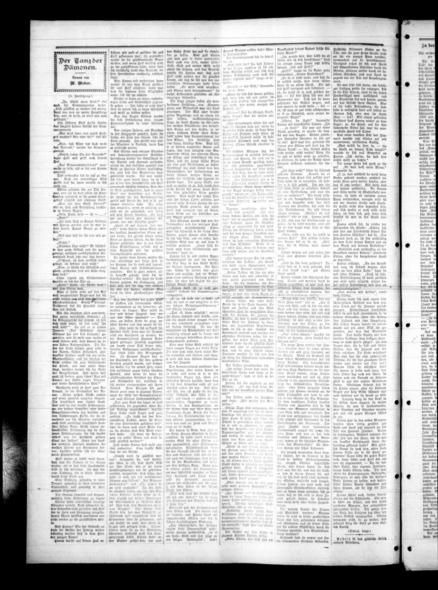 La Grange Deutsche Zeitung (La Grange, Tex.), Vol. 35, No. 33, Ed. 1 Thursday, March 26, 1925
                                                
                                                    [Sequence #]: 2 of 8
                                                