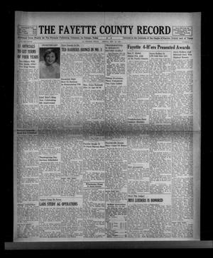 The Fayette County Record (La Grange, Tex.), Vol. 33, No. 6, Ed. 1 Friday, November 19, 1954
