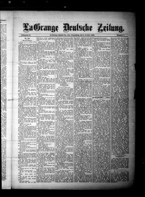 La Grange Deutsche Zeitung. (La Grange, Tex.), Vol. 13, No. 7, Ed. 1 Thursday, October 2, 1902