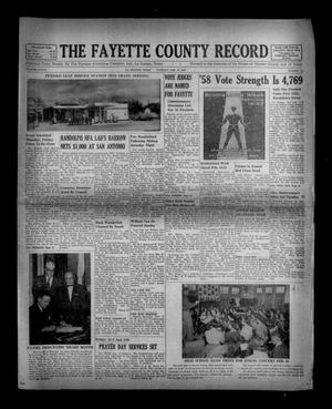 The Fayette County Record (La Grange, Tex.), Vol. 36, No. 32, Ed. 1 Tuesday, February 18, 1958