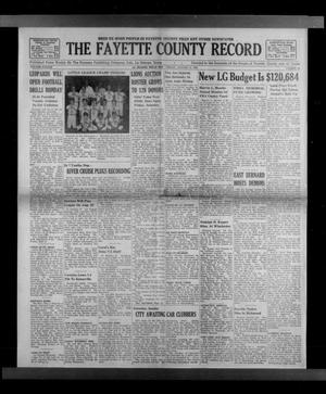 The Fayette County Record (La Grange, Tex.), Vol. 43, No. 82, Ed. 1 Friday, August 13, 1965
