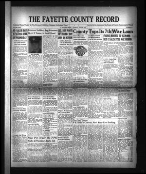 The Fayette County Record (La Grange, Tex.), Vol. 23, No. 68, Ed. 1 Tuesday, June 26, 1945