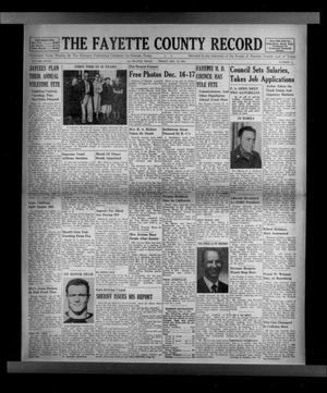 The Fayette County Record (La Grange, Tex.), Vol. 33, No. 12, Ed. 1 Friday, December 10, 1954