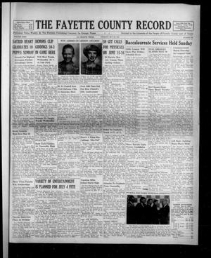 Primary view of object titled 'The Fayette County Record (La Grange, Tex.), Vol. 31, No. 59, Ed. 1 Tuesday, May 26, 1953'.