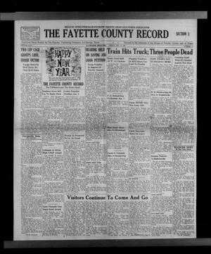 Primary view of object titled 'The Fayette County Record (La Grange, Tex.), Vol. 44, No. 18, Ed. 1 Friday, December 31, 1965'.