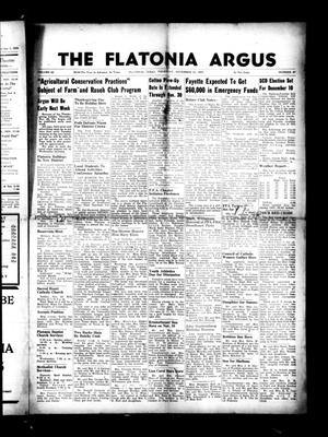 The Flatonia Argus. (Flatonia, Tex.), Vol. 82, No. 47, Ed. 1 Thursday, November 21, 1957