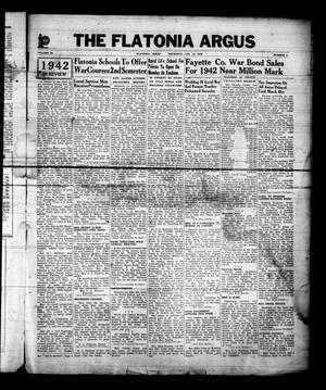 Primary view of object titled 'The Flatonia Argus (Flatonia, Tex.), Vol. 68, No. 4, Ed. 1 Thursday, January 14, 1943'.