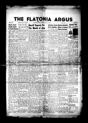 The Flatonia Argus. (Flatonia, Tex.), Vol. 81, No. 27, Ed. 1 Thursday, July 5, 1956