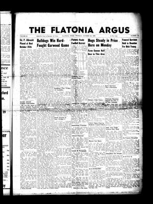 The Flatonia Argus (Flatonia, Tex.), Vol. 84, No. 44, Ed. 1 Thursday, October 29, 1959