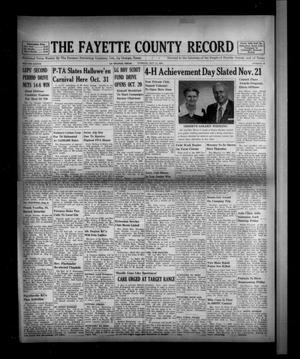 The Fayette County Record (La Grange, Tex.), Vol. 37, No. 99, Ed. 1 Tuesday, October 13, 1959