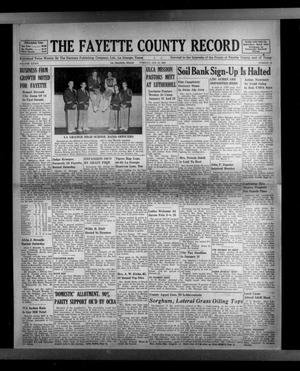 The Fayette County Record (La Grange, Tex.), Vol. 36, No. 24, Ed. 1 Tuesday, January 21, 1958
