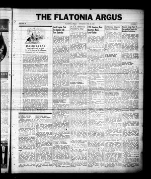 The Flatonia Argus (Flatonia, Tex.), Vol. 66, No. 9, Ed. 1 Thursday, February 20, 1941