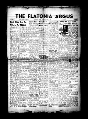 The Flatonia Argus. (Flatonia, Tex.), Vol. 82, No. 14, Ed. 1 Thursday, April 4, 1957