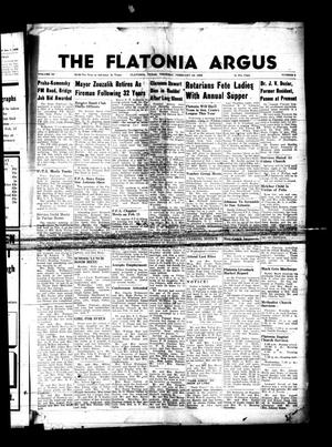 The Flatonia Argus (Flatonia, Tex.), Vol. 84, No. 8, Ed. 1 Thursday, February 19, 1959