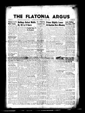 The Flatonia Argus (Flatonia, Tex.), Vol. 84, No. 40, Ed. 1 Thursday, October 1, 1959