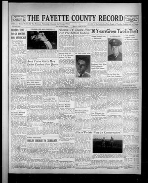 The Fayette County Record (La Grange, Tex.), Vol. 31, No. 50, Ed. 1 Friday, April 24, 1953