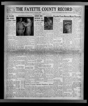 The Fayette County Record (La Grange, Tex.), Vol. 31, No. 79, Ed. 1 Tuesday, August 4, 1953