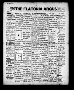 Primary view of object titled 'The Flatonia Argus (Flatonia, Tex.), Vol. 71, No. 5, Ed. 1 Thursday, January 31, 1946'.