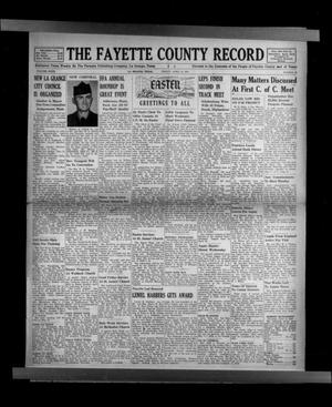The Fayette County Record (La Grange, Tex.), Vol. 32, No. 48, Ed. 1 Friday, April 16, 1954