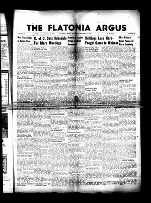 The Flatonia Argus (Flatonia, Tex.), Vol. 83, No. 41, Ed. 1 Thursday, October 9, 1958