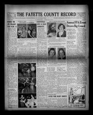 Primary view of object titled 'The Fayette County Record (La Grange, Tex.), Vol. 36, No. 56, Ed. 1 Tuesday, May 13, 1958'.