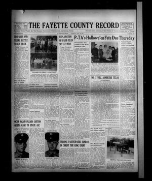 The Fayette County Record (La Grange, Tex.), Vol. 36, No. 104, Ed. 1 Tuesday, October 28, 1958