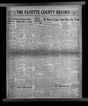 The Fayette County Record (La Grange, Tex.), Vol. 33, No. 7, Ed. 1 Tuesday, November 23, 1954