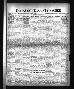 The Fayette County Record (La Grange, Tex.), Vol. 23, No. 91, Ed. 1 Friday, September 14, 1945